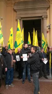 Chieti - Protesta Coldiretti