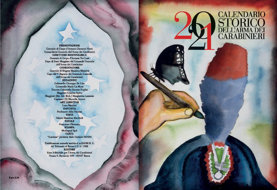 Dante, Pinocchio e i Carabinieri: una sintesi dell'Italia nel nuovo calendario  dell'Arma - L'Eco