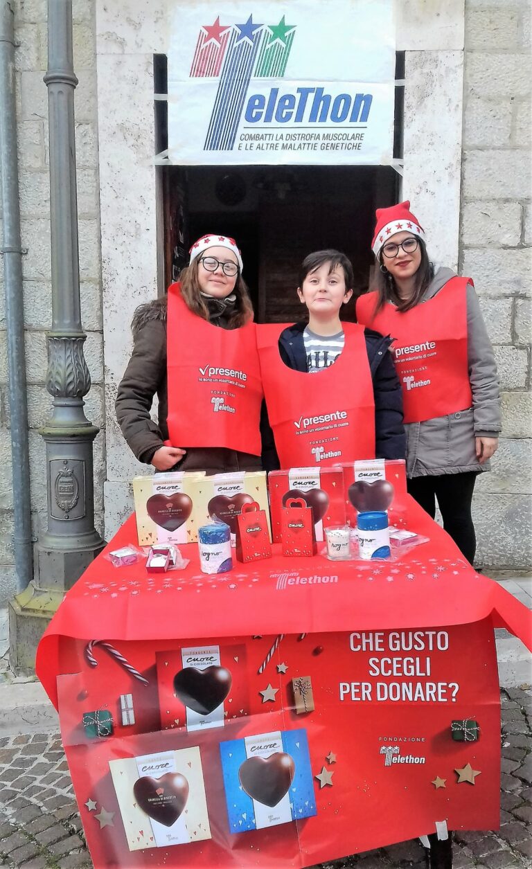 Poggio Sannita per Telethon, in piazza la campagna di Natale L'Eco